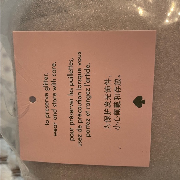 NWT Kate Spade Shimmy Glitter Small Cosmetic Case (Lunar Light Silver) - Picture 5 of 13